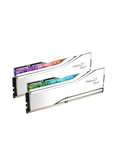 Gskıll Trident Z Royal Silver Rgb 48gb 2x24gb 8200mhz Cl40 Ddr5 Abab35gsı0005