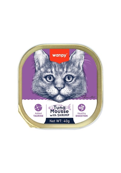 Wanpy Kedi 40 Gr Ton Balığı Karides