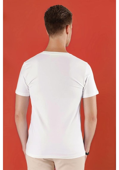 Efor Ts 856 Beyaz Spor T-shirt Beyaz