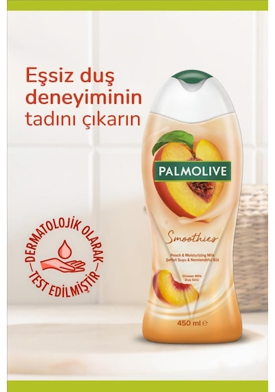 Palmolive Smoothies Şeftali 450 Ml Duş Jeli X4 Şeftali