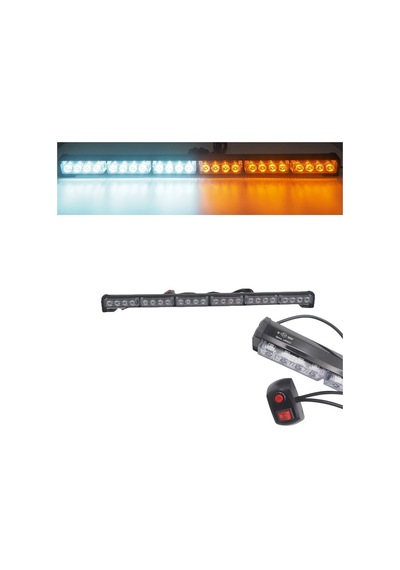 Çakar Lamba 24 Led Animasyonlu Sarı-beyaz 12-24v/ Lapa537