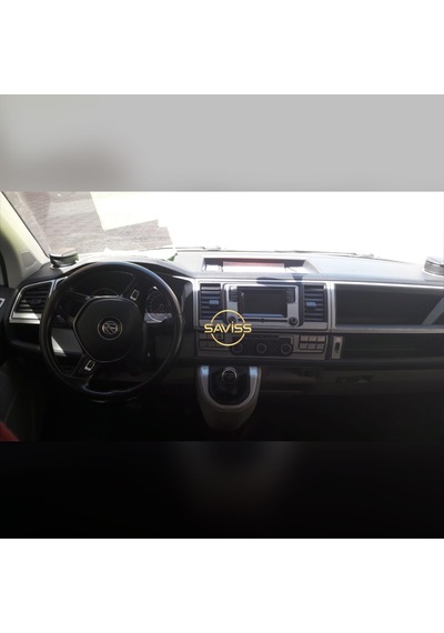 Volkswagen Transporter T7 Gümüş Gri Full Set,Torpido Maun Kaplama (Gümüş Gri)