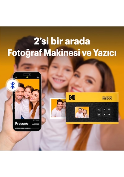 Kodak Mini Shot 2 Era Filmli Fotoğraf Makinesi + 30'lu Baskı Seti