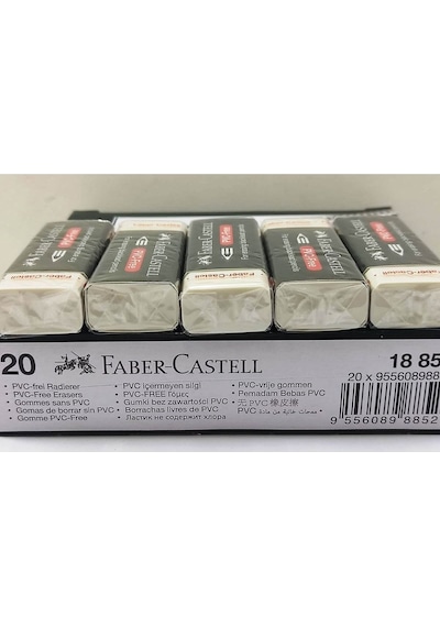 Silgi-faber-castell Büyük Boy Beyaz Silgi-5 Adet