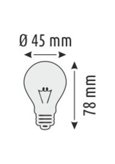 4w Rustik Ampul Nostalji, Beyaz Işık Hs 2058