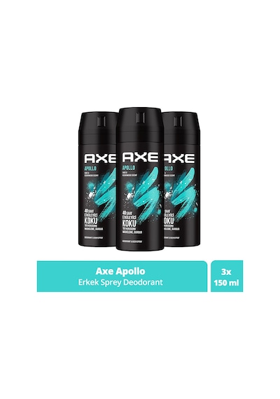 Axe Apollo Erkek Deodorant & Bodyspray 3 x 150 ML