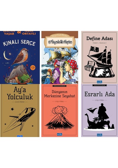 Parıltı Yayınları Kınalı Serçe Define Adası 15 Yaşında Bir Kaptan Aya Yolculuk