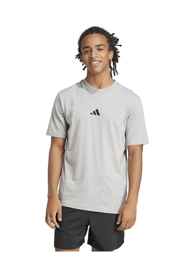 Adidas M Sl Sj Erkek Spor T-shirt - Jf1091 Gri