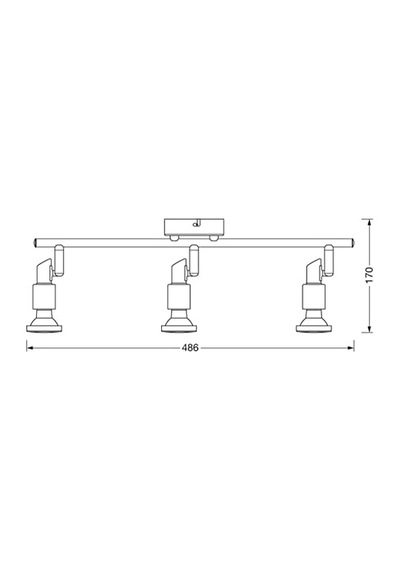 Led Spot 3x2w Beyaz