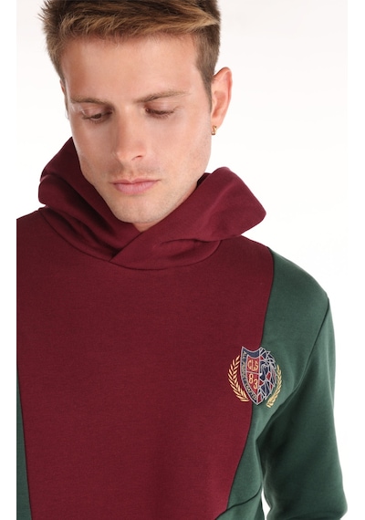 Colin's Colins Regular Fit Baskılı Yeşil Erkek Sweatshirt Cl1066253 Koyu Yeşil