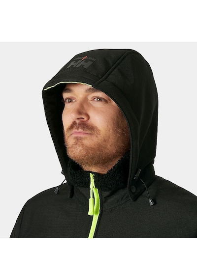 74291 Helly Hansen Oxford Kışlık Softshell İş Ceketi M-999-siyah/ebony Black/ebony