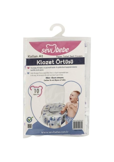 Sevi Bebe Kullan At Klozet Örtüsü 10 Adet Art-239 Çok Renkli