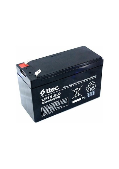 Ttec 12Volt 9Amper Bakımsız Kuru Akü -