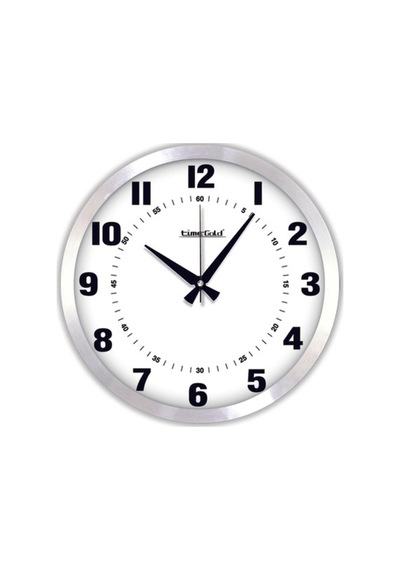 Time Gold Salon Duvar Saati Metal 40 Cm Altın