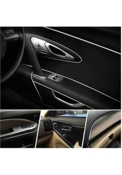 Skoda Octavia Araç Içi Nikelaj Krom Gümüş Renk 5 Metre Torpido Ip Trim Fitili
