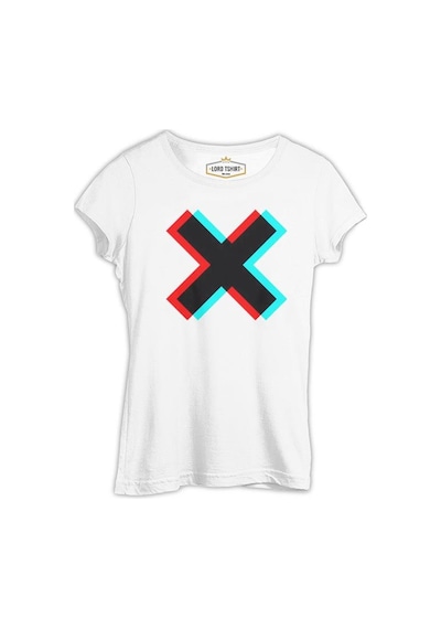 X By Colors Beyaz Kadın Tshirt 001