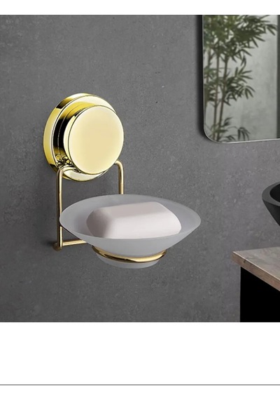 Jenerik Magic Fix Plastik Sabunluk Altın Royaleks-emga-713