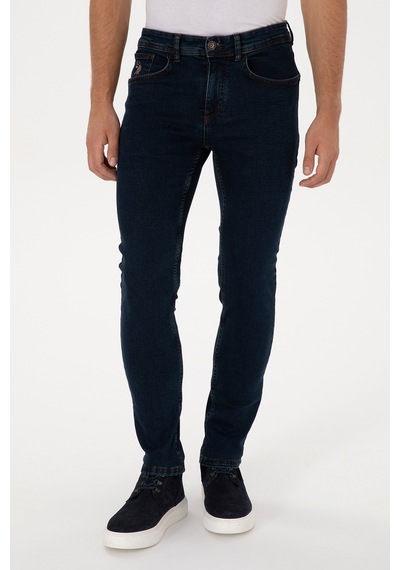 U.S. Polo Assn. Erkek Koyu Mavi Slim Fit Jean Pantolon 50310305-DN0030