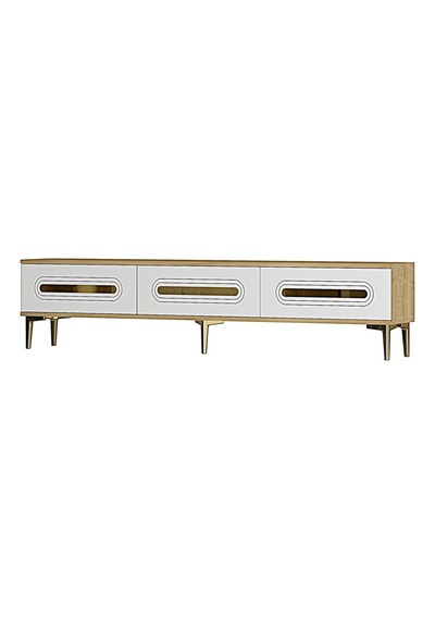 Tsa1806dbg - Rany Tsa180 Tv Stand, Tv Sehpası Ve Tv Ünitesi Safirmeşe-beyaz-gold 180cm Tsa1806dbg - Rany Tsa180 Tv Stand, Tv Sehpası Ve Tv Ünitesi Safirmeşe-beyaz-gold 180cm