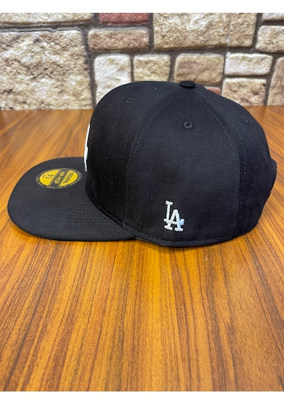 Hamze La Los Angeles Hiphop Snapback Rapper Baseball Drip Şapka Cap Siyah - Beyaz