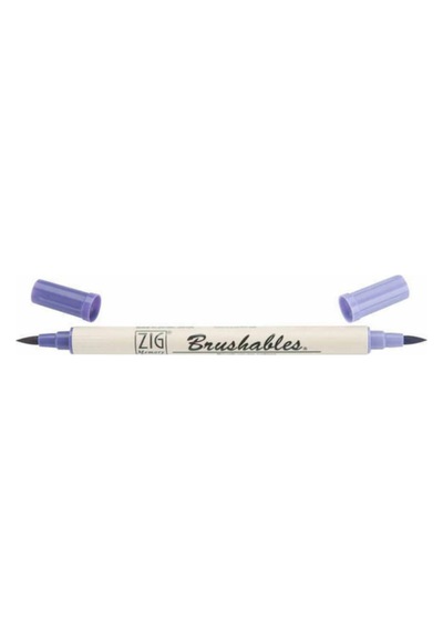 Zig Brushables 2 Renk Tonu Fırça Uçlu Marker Kalem 080 Pure Viole