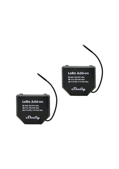 Shelly Lora Add-on 2'li Paket Gen3 Ve Gen4 Uyumlu Uzun Menzilli İletişim Modülü
