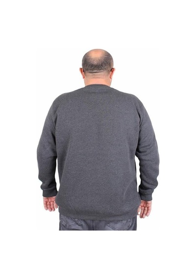 Starbattal Erkek Büyük Beden Sıfır Yaka Sweat Twenty 24200 Antrasit Melanj Antrasit Melanj Starbattal Erkek Büyük Beden Sıfır Yaka Sweat Twenty 24200 Antrasit Melanj Antrasit Melanj