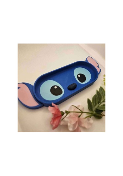 Stitch Figürlü Gözlük Kılıfı Renkli Ve Eğlenceli Tasarım