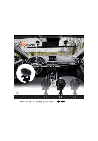 Çakar Lamba 12-32v Esnek Model 44cm Vantuzlu Çakarlı Mavi-kırmızı / Lapa544