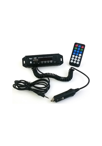 Çakmaklık Girişli Kasalı Auxtan Usb Sd Bluetooth Çevirici