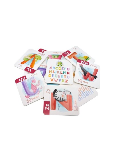 3-6 Yaş İlk İngilizce Kartları Alfabe parıltı Yayınları