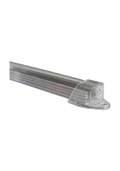 Lineer Alüminyum Boş Kasa Profil - Led Bar Boş Kasa Şeffaf Cam 1metre 2 Kanallı