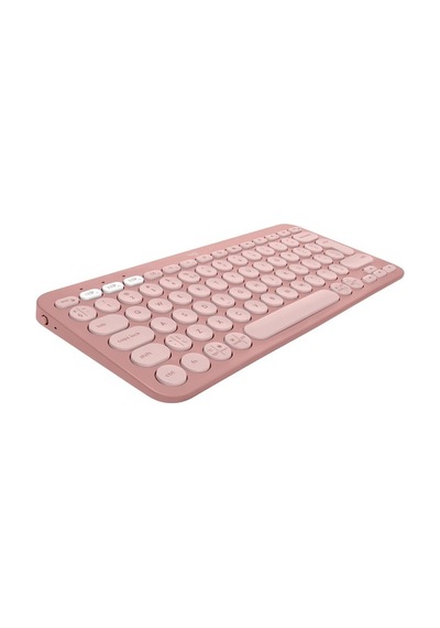 Logitech K380s Çakıl Tuşlu Bluetooth Klavye Pembe