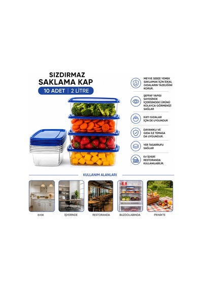 Sızdırmaz Saklama Kabı Sarı