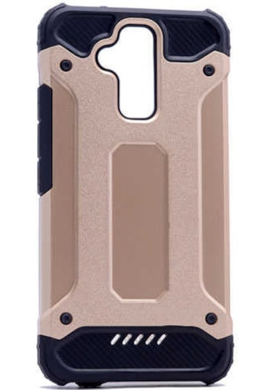 Kilifone - Asus Zenfone 3 Max Zc520tl Uyumlu - Kılıf Çift Katman Koruyucu Crash Military Tank Kılıf - Gold Gold