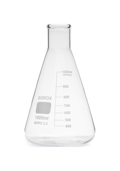 1000 Ml Erlen Cam Dereceli - Erlenmeyer Flask