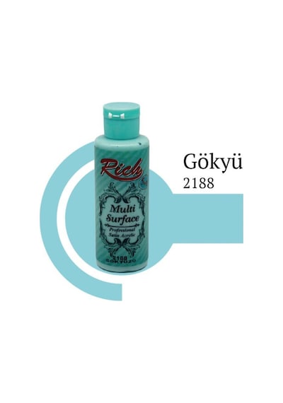 Rich Multi Surface 2188 Gökyüzü Akrilik Boya 120 Cc - Uxfo-286094 Renkli