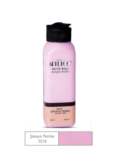 Artdeco Akrilik Boya 140Ml Sakayik Pembe 3018