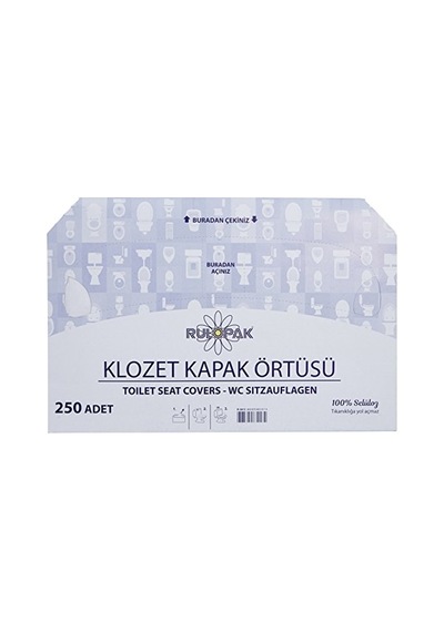 Klozet Kapak Örtüsü Çok Renkli