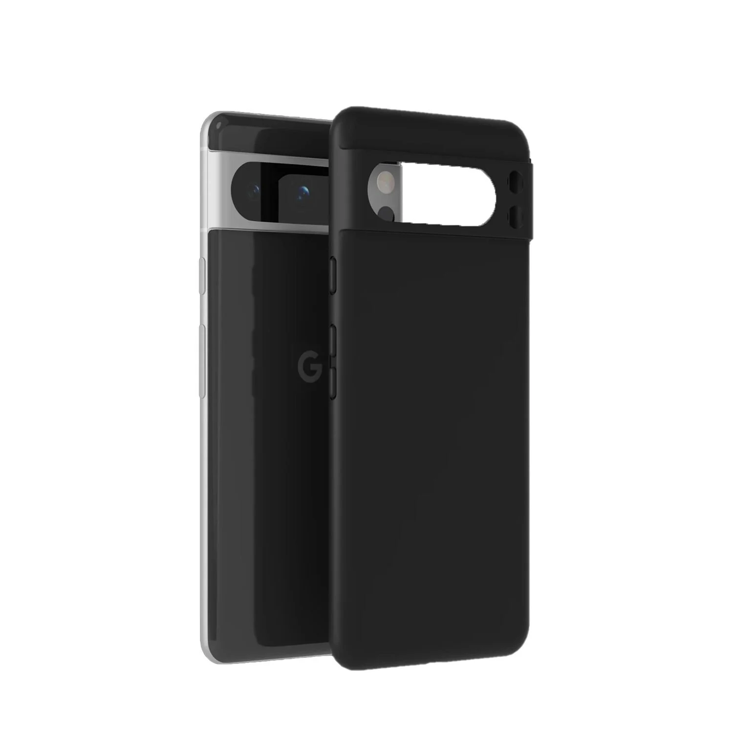 Microcase Google Pixel 8 Pro Elektrocase Serisi Silikon Kılıf Al3340 Siyah