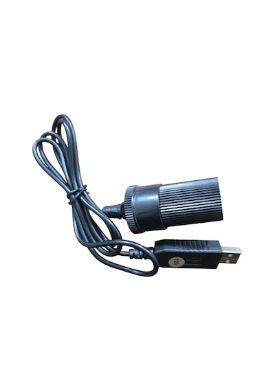 Usb 5 Volt To 12 Volt Max 1 Amper Çakmak Fiş Çevirici Usb Pd Portundan Gelen Gücü 12v Araç Çakmak Soketine Dönüştürür 1 Metre