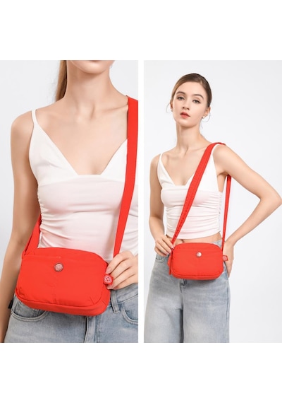 Smart Bags Mikro Poly Kumaş Mini Boy Postacı Kadın Çantası 3339 Mavi