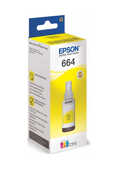 Ppt Premium Epson T664 Uyumlu Sarı Mürekkep