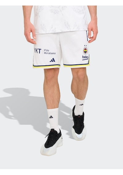 Fenerbahçe Basket Erkek Beyaz Maç Şortu 25/26 Beyaz