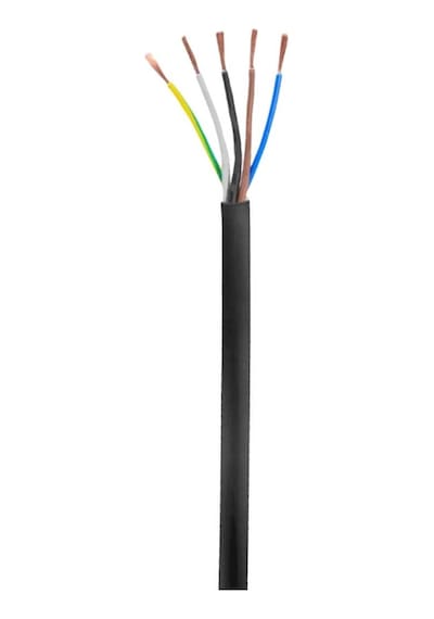Öznur 5x6 Mm Ttr Kablo Siyah Çok Telli Esnek Enerji Kablosu 100 Metre