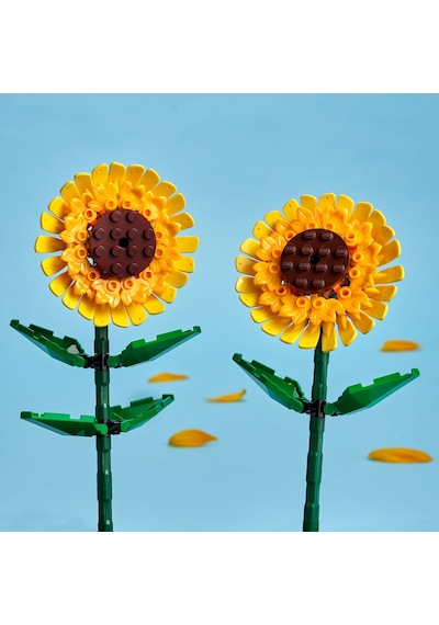 LEGO® Botanicals Ayçiçeği 40524 – 8 Yaş ve Üzeri Çocuklar için 2 Ayçiçeği İçeren Dekoratif Yaratıcı Oyuncak Yapım Seti (191 Parça)