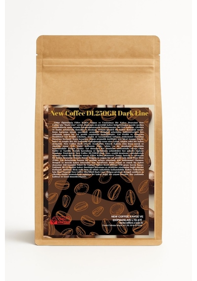 Dl250gr Dark Line 250gr Öğütülmüş Filtre Kahve Filtre