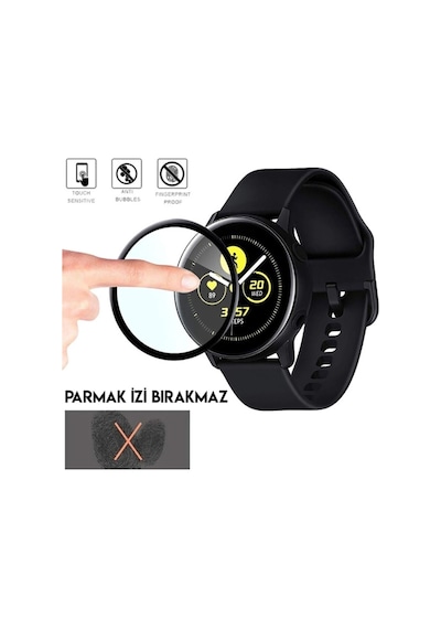 Samsung Galaxy Watch Active 2 44mm 3d Kavisli Nano Ekran Koruyucu Uyumlu