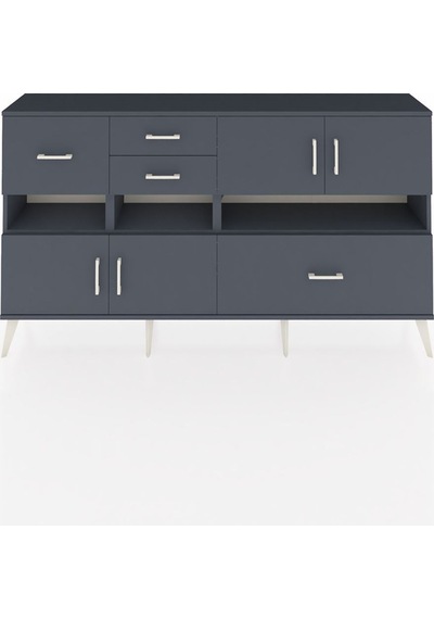 Arges Konsol 5 Raflı 4 Çekmeceli 4 Kapaklı 176x30x99 Antrasit-antrasit Antrasit - Antrasit Arges Konsol 5 Raflı 4 Çekmeceli 4 Kapaklı 176x30x99 Antrasit-antrasit Antrasit - Antrasit