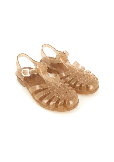 Meduse Sun Crepe Pailette - Kahverengi Çocuk Sandalet